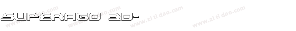 Superago 3D字体转换